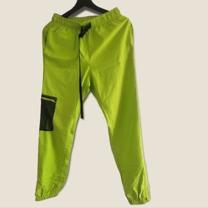 GREEN TRACK PANTS